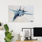 F-14 TOMCAT POSTER (Heimbüro)