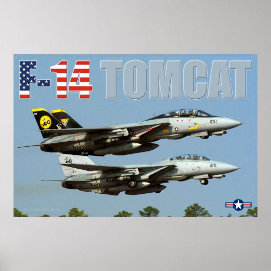 F-14 TOMCAT POSTER (Vorne)
