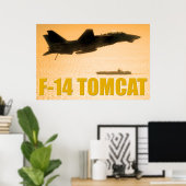 F-14 TOMCAT POSTER (Heimbüro)