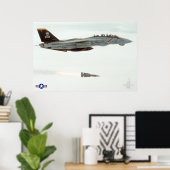 F-14 TOMCAT POSTER (Heimbüro)