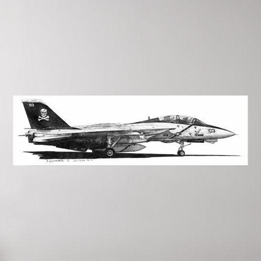 F-14 Tomcat - Poster (Vorne)