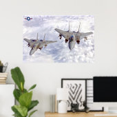 F-14 TOMCAT POSTER (Heimbüro)