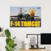 F-14 TOMCAT POSTER (Heimbüro)