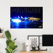 F-14 TOMCAT POSTER (Heimbüro)