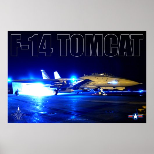 F-14 TOMCAT POSTER (Vorne)