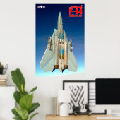 F-14 TOMCAT POSTER (Heimbüro)