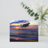 F-14 TOMCAT POSTKARTE (Stehend Vorderseite)