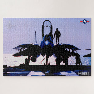 F-14 TOMCAT "PREFLIGHT" (20 x 30 Zoll) Puzzle