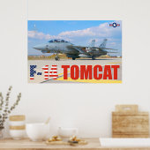 F-14 TOMCAT "PREFLIGHT" POSTER (Küche)