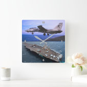 F-14 TOMCAT QUADRATISCHE WANDUHR (Zuhause)