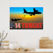 F-14 TOMCAT "REFUELING" POSTER (Küche)