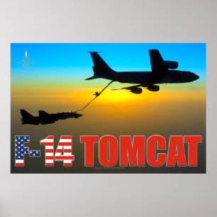 F-14 TOMCAT "REFUELING" POSTER