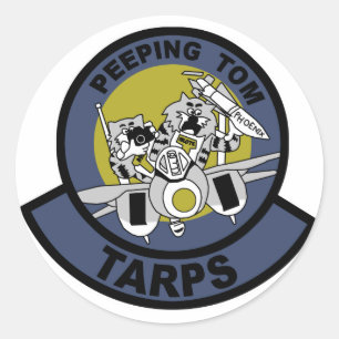 F-14 Tomcat Runder Aufkleber