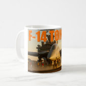 F-14 TOMCAT "SUNSET LAUNCH" KAFFEETASSE (Vorderseite Links)