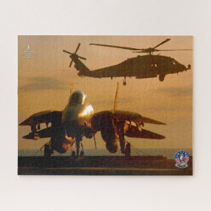 F-14 TOMCAT "SUNSET OPS" (16 x 20 Zoll) Puzzle