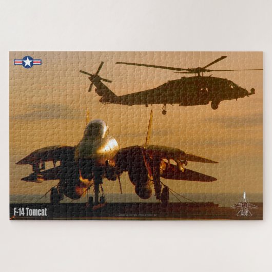 F-14 TOMCAT "SUNSET OPS" (20 x 30 Zoll) Puzzle (Horizontal)