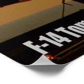 F-14 TOMCAT "SUNSET OPS" POSTER (Ecke)