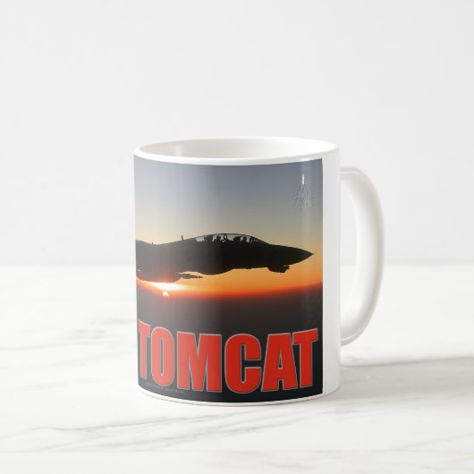 F-14 TOMCAT "SUNSET PATROL" KAFFEETASSE (VorderseiteRechts)