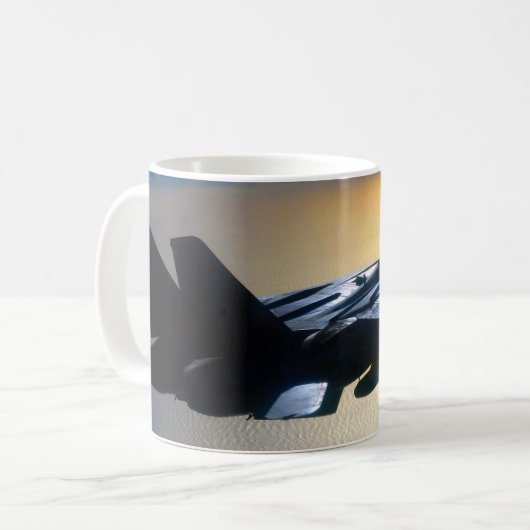 F-14 TOMCAT "SUNSET PATROL" KAFFEETASSE (Vorderseite Links)