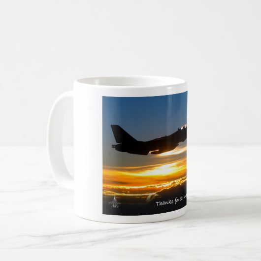 F-14 TOMCAT Sunset Patrol Tasse (Vorderseite Links)