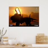 F-14 TOMCAT "SUNSET" POSTER (Küche)