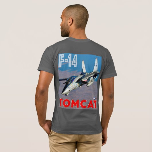 F-14 TOMCAT T-Shirt (Schwarz voll)
