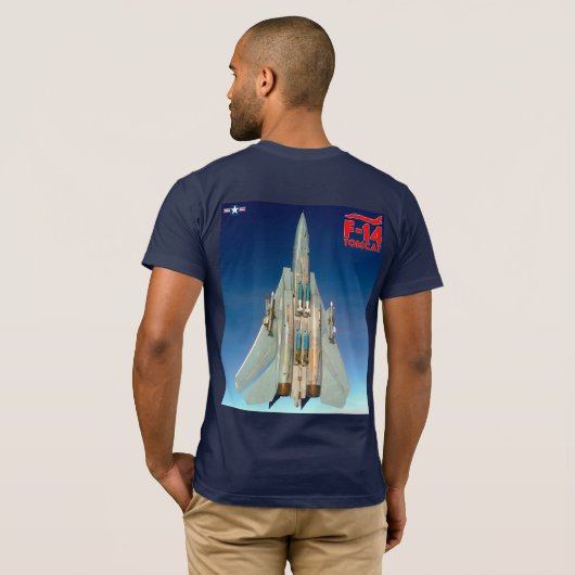 F-14 TOMCAT T-Shirt (Schwarz voll)