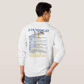 F-14 Tomcat T - Shirt (Schwarz voll)