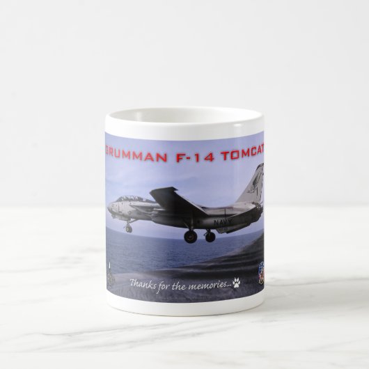 F-14 Tomcat-Tasse Kaffeetasse (Mittel)