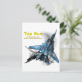 F-14 Tomcat Top Gun Postkarte (Stehend Vorderseite)