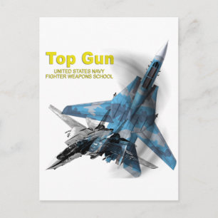 F-14 Tomcat Top Gun Postkarte