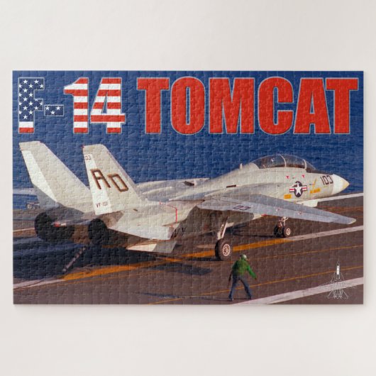 F-14 TOMCAT "TRAP" (20 x 30 Zoll) Puzzle (Horizontal)
