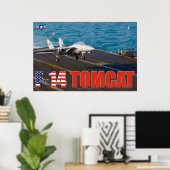 F-14 TOMCAT "TRAP" POSTER (Heimbüro)