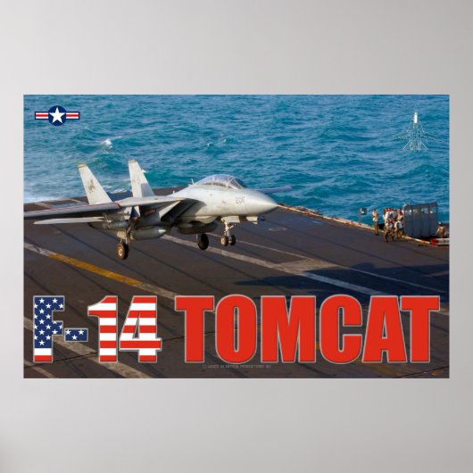 F-14 TOMCAT "TRAP" POSTER (Vorne)