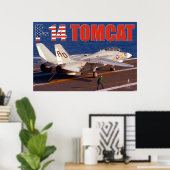 F-14 TOMCAT "TRAP" POSTER (Heimbüro)