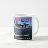 F-14 Tomcat "TRAPPED!" Tasse (VorderseiteRechts)