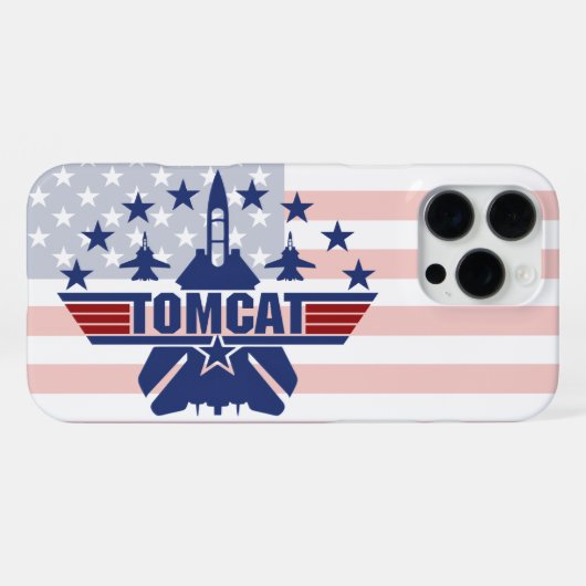 F-14 TOMCAT "USA" iPhone HÜLLE (Rückseite (Horizontal))