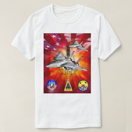 F-14 Tomcat VF-111 Sundowners T-Shirt (Design vorne)