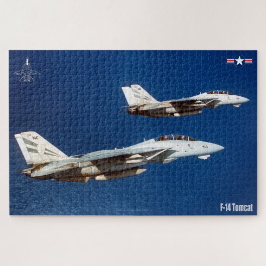 F-14 TOMCAT "WINGMAN" (20 x 30 Zoll) Puzzle (Horizontal)