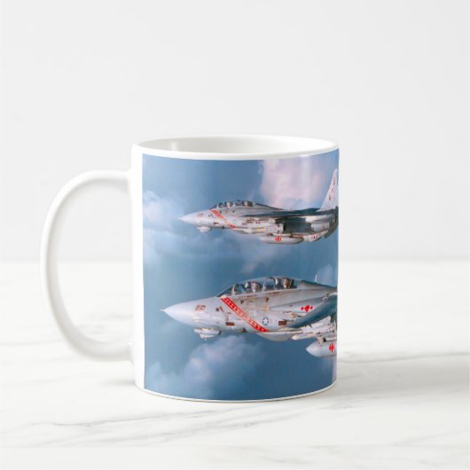 F-14 TOMCAT "WINGMAN" KAFFEETASSE (Links)