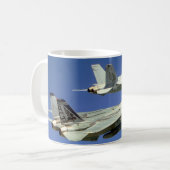 F-14 TOMCAT "WINGMAN" KAFFEETASSE (Vorderseite Links)