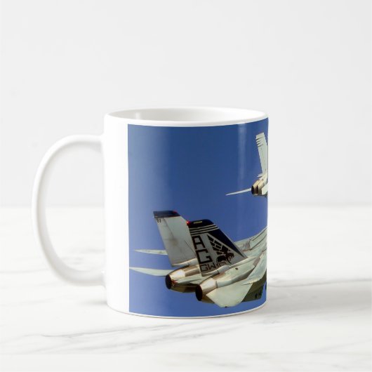 F-14 TOMCAT "WINGMAN" KAFFEETASSE (Links)