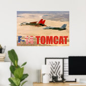 F-14 TOMCAT "WINGMAN" POSTER (Heimbüro)