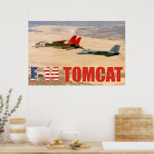 F-14 TOMCAT "WINGMAN" POSTER (Küche)