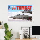 F-14 TOMCAT "WINGMAN" POSTER (Heimbüro)