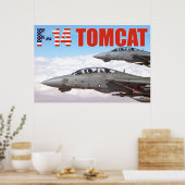 F-14 TOMCAT "WINGMAN" POSTER (Küche)