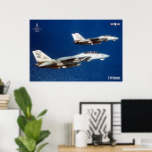 F-14 TOMCAT "WINGMAN" POSTER (Heimbüro)