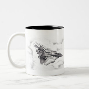 F-14 Tomcat Zweifarbige Tasse