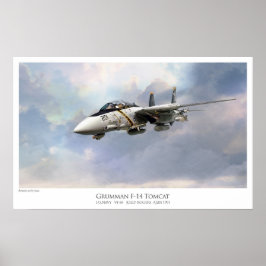 F-14A TOMCAT VF-84-PIRATENFLAGGEN POSTER