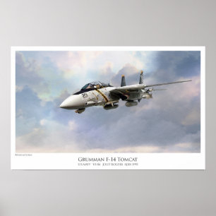 F-14A TOMCAT VF-84-PIRATENFLAGGEN POSTER
